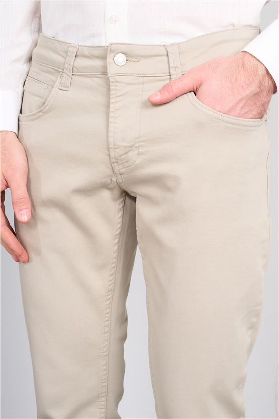 Mareteks 2211-C67-Parma Beıge P.B. Erkek Denım Pantolon