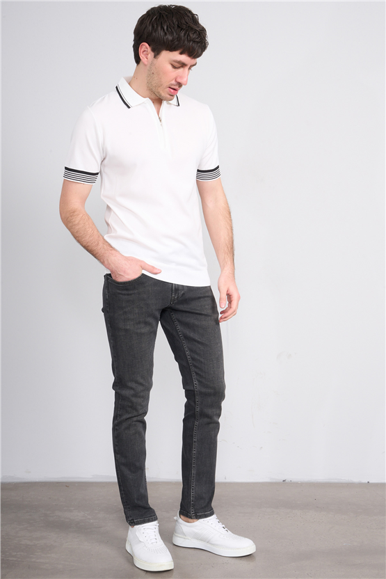Mareteks 2213-C59-Parma Black Green Zkb. Erkek Denım Pantolon