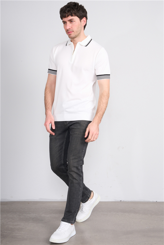 Mareteks 2213-C59-Parma Black Green Zkb. Erkek Denım Pantolon