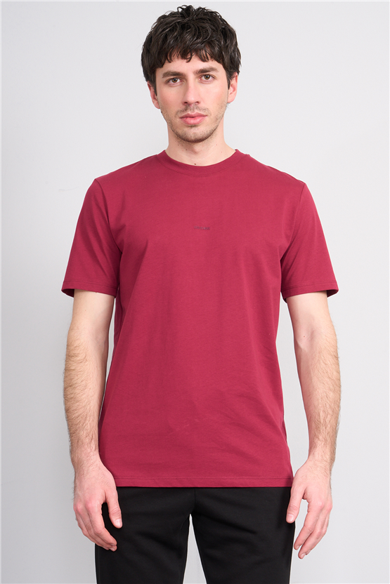 Mareteks 2600 Js Bordo Erkek 0 Yaka Less Is More Suprem T-Shırt
