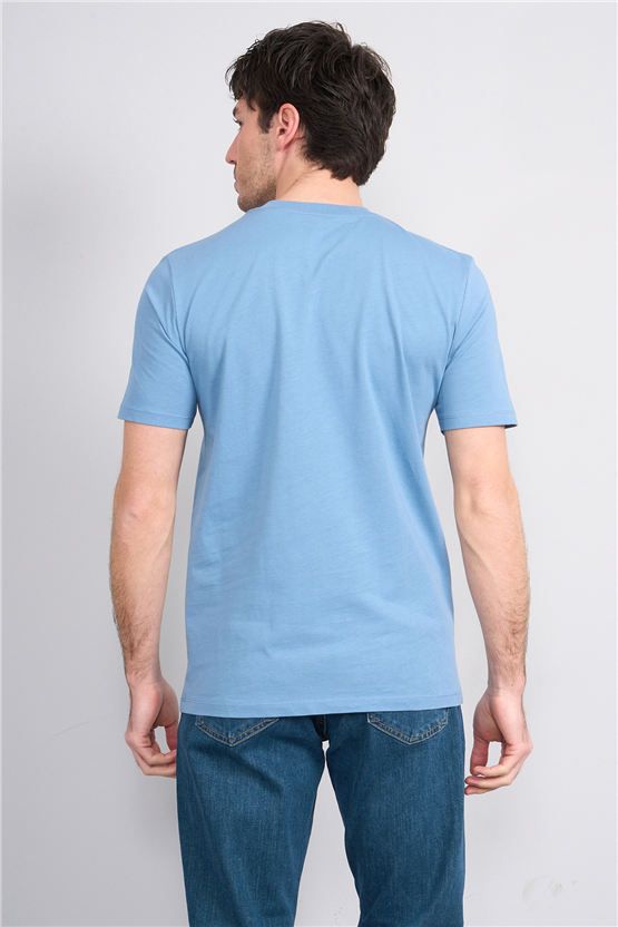 Mareteks 2600 Js S Mavı Erkek 0 Yaka Less Is More Suprem T-Shırt