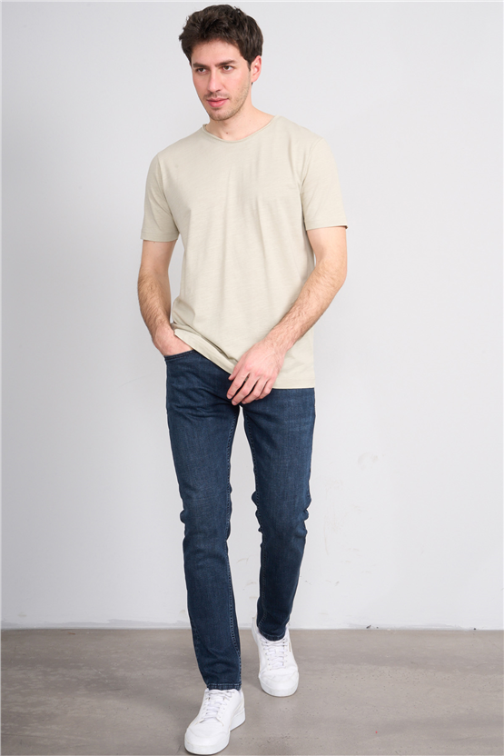 Mareteks 2601 Js Tas Erkek Pıs 0 Yaka Flamlı T-Shırt