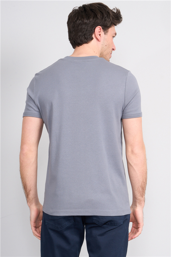 Mareteks 2604 Js A.Hakı Erkek V Yaka Rıbana T-Shırt