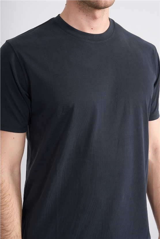 Mareteks 2615 Js Antrasıt Erkek 0 Yaka Cupra Modal T-Shırt