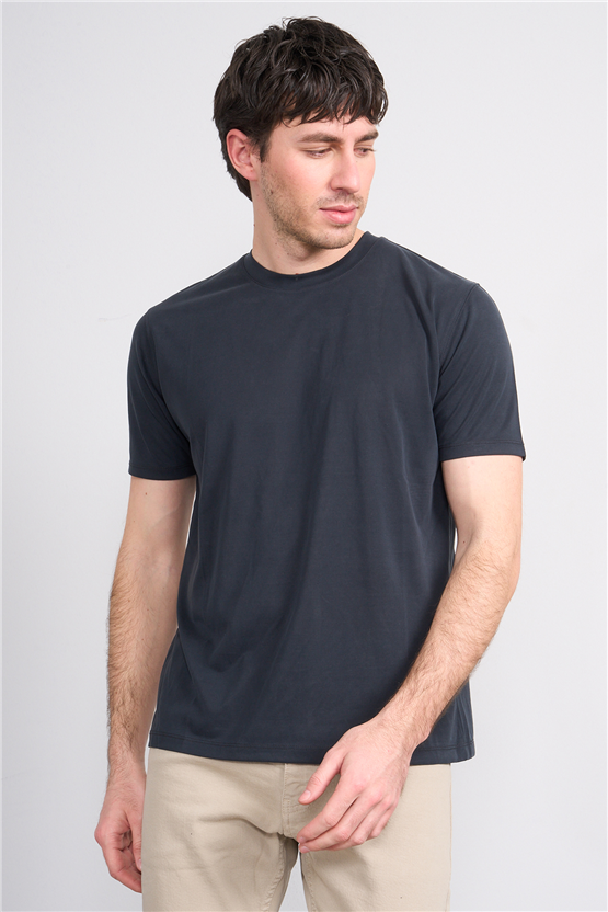 Mareteks 2615 Js Antrasıt Erkek 0 Yaka Cupra Modal T-Shırt