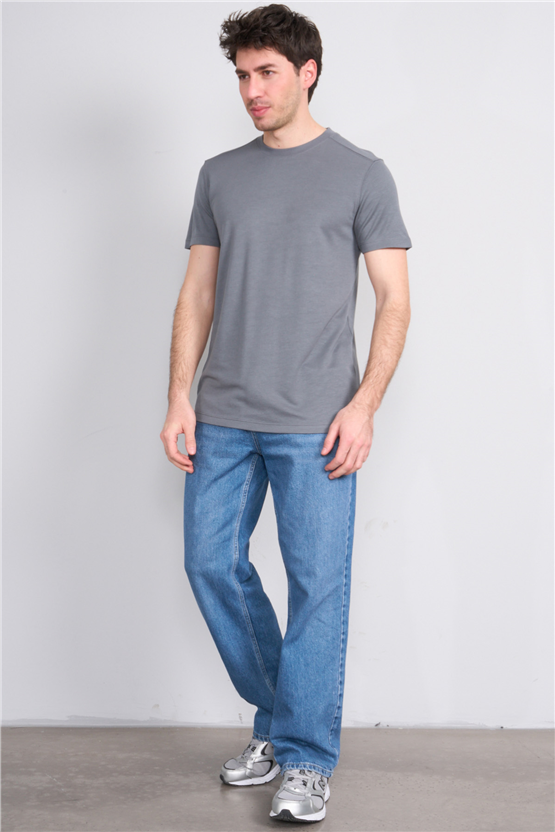 Mareteks 2617 Js A.Hakı Erkek 0 Yaka Vıkon D Interlok T-Shırt