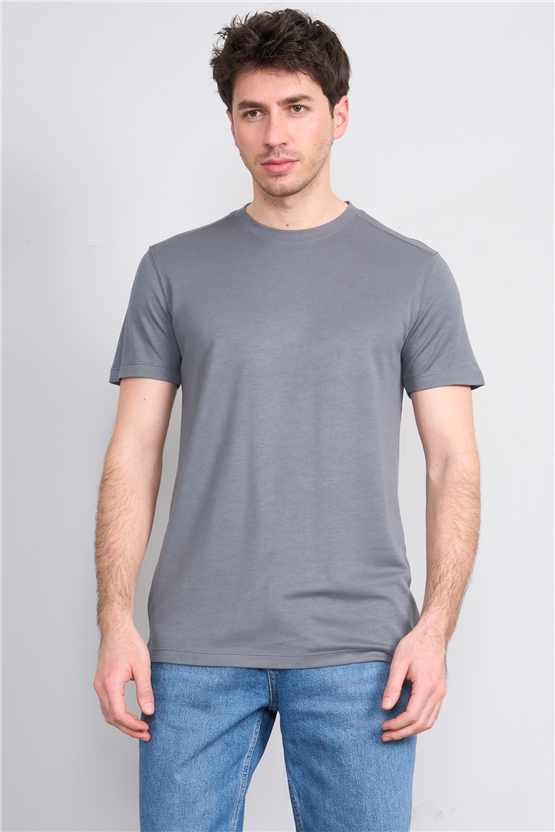 Mareteks 2617 Js A.Hakı Erkek 0 Yaka Vıkon D Interlok T-Shırt