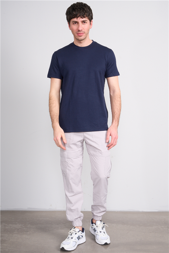 Mareteks 2617 Js Indıgo Erkek 0 Yaka Vıkon D Interlok T-Shırt