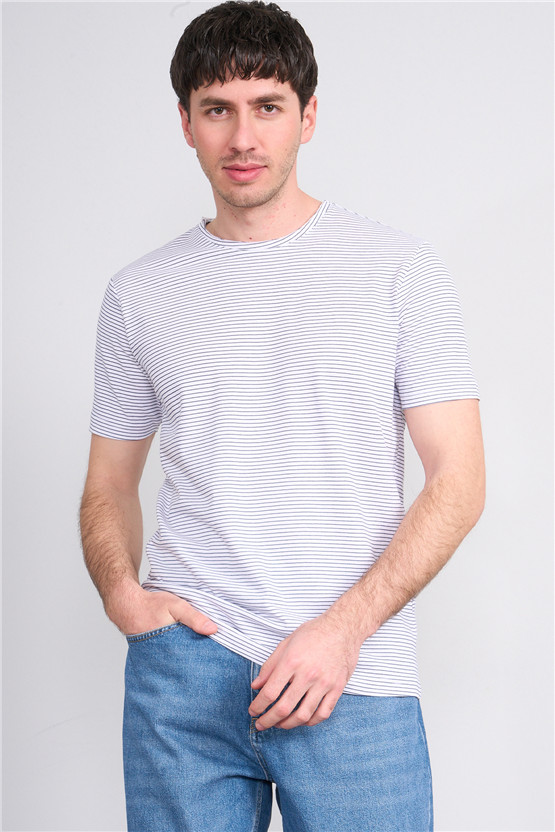 Mareteks 2621 Js Ekru Erkek Pıs Yaka Ib Suprem Rıngel T-Shırt