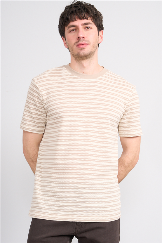 Mareteks 2624 Js Tas Erkek 0 Yaka Trk Rıngel T-Shırt