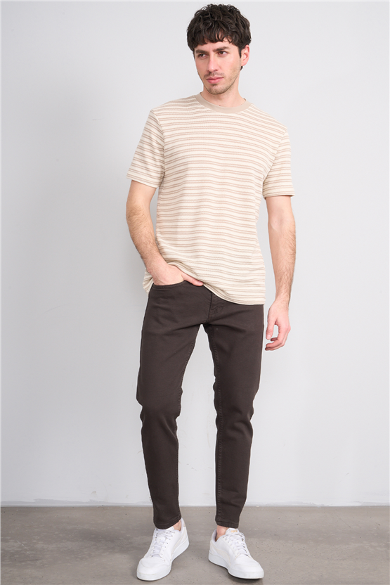 Mareteks 2624 Js Tas Erkek 0 Yaka Trk Rıngel T-Shırt