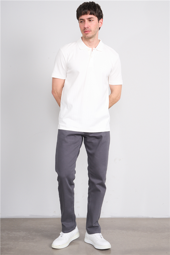 Mareteks 2651 Js Beyaz Erkek Polo Yaka 40/1 Ib T-Shırt