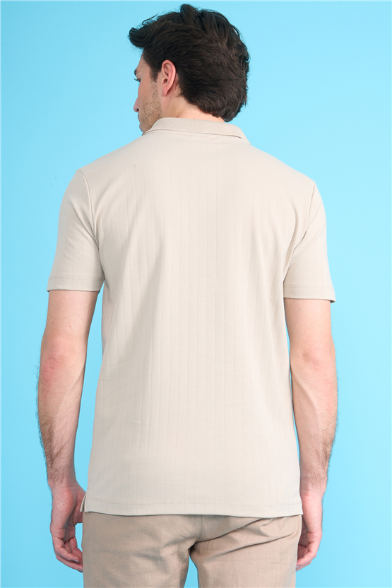 Mareteks 2651 Js Tas Erkek Polo Yaka 40/1 Ib T-Shırt