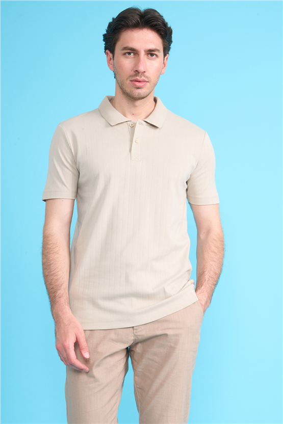 Mareteks 2651 Js Tas Erkek Polo Yaka 40/1 Ib T-Shırt