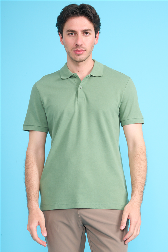 Mareteks 2652 Js Cagla Erkek Polo Yaka Basıc Pıke T-Shırt