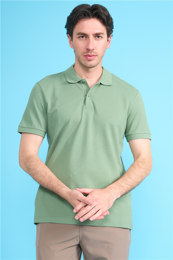 Mareteks 2652 Js Cagla Erkek Polo Yaka Basıc Pıke T-Shırt