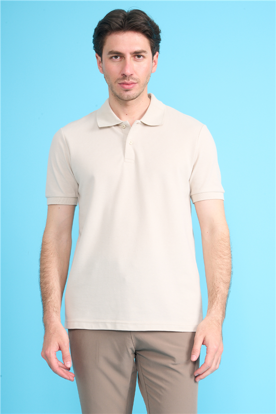 Mareteks 2652 Js Tas Erkek Polo Yaka Basıc Pıke T-Shırt