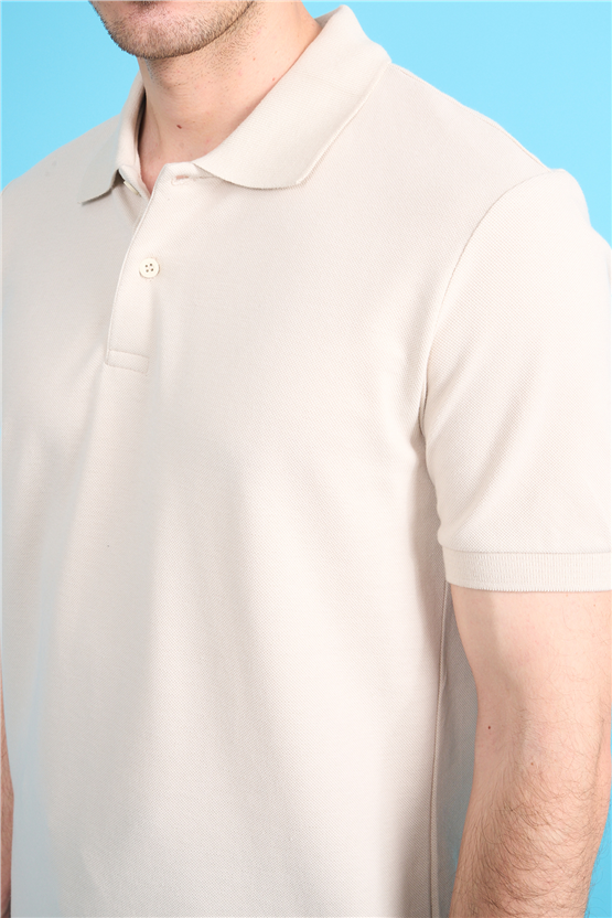 Mareteks 2652 Js Tas Erkek Polo Yaka Basıc Pıke T-Shırt
