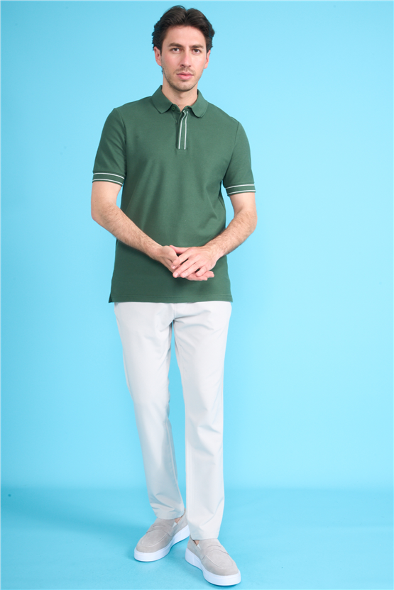 Mareteks 2657 Js Neftı Erkek Polo Yaka Pat Ekstrafor Pıke T-Shırt