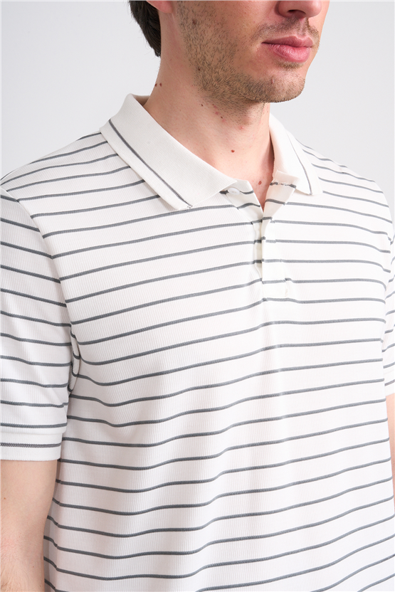 Mareteks 2659 Js A.Hakı Erkek Polo Yaka Rıngel Interlok T-Shırt