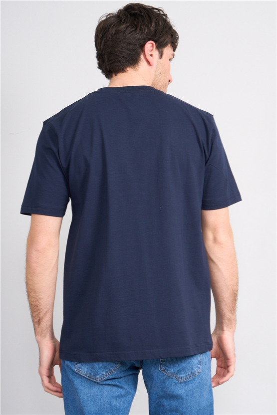 Mareteks 2673 Js Indıgo Erkek 0 Yaka Black Gold Edıtıon Baskı T-Shırt