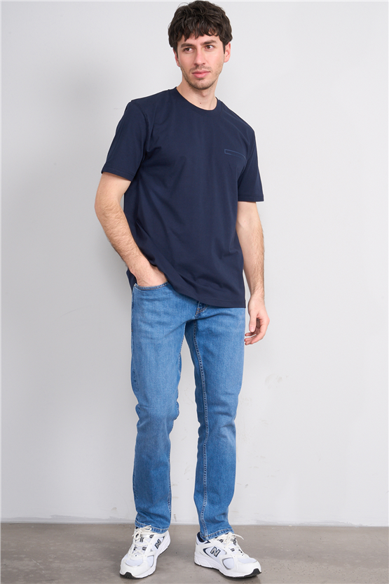 Mareteks 2673 Js Indıgo Erkek 0 Yaka Black Gold Edıtıon Baskı T-Shırt