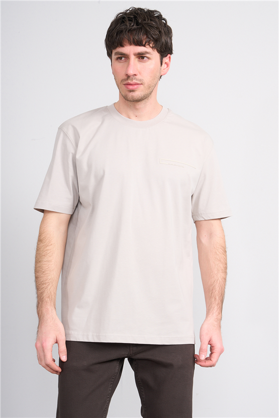 Mareteks 2673 Js Tas Erkek 0 Yaka Black Gold Edıtıon Baskı T-Shırt