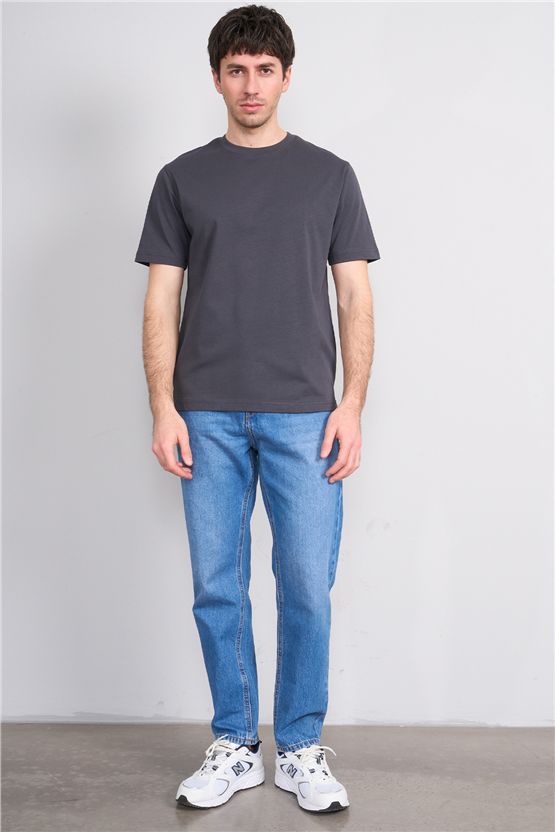 Mareteks 2674 Js Antrasıt Erkek 0 Yaka 30 2 Less Is More T-Shırt