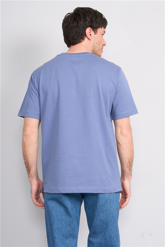 Mareteks 2674 Js K Mavı Erkek 0 Yaka 30 2 Less Is More T-Shırt