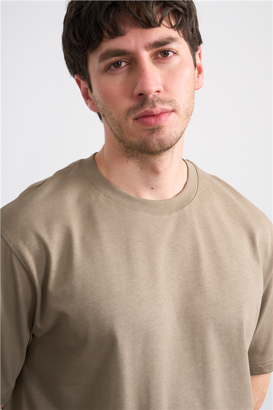 Mareteks 2674 Js Vızon Yesılı Erkek 0 Yaka 30 2 Less Is More T-Shırt