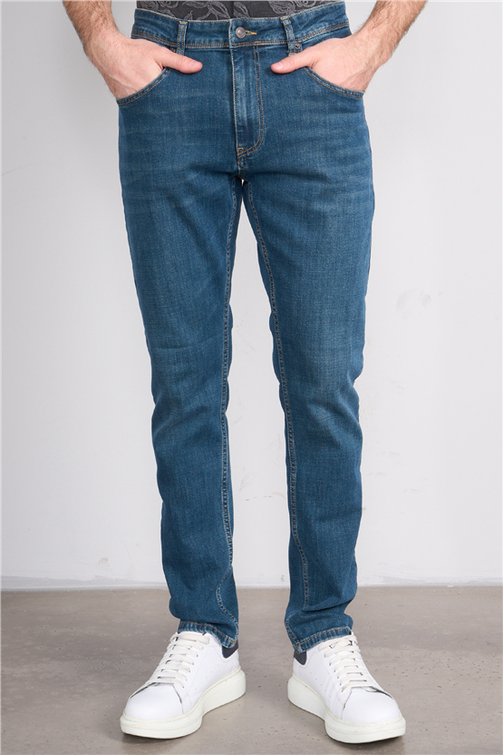 Mareteks 3300-C55-Tokyo Green Blue Zkb. Erkek Denım Pantolon