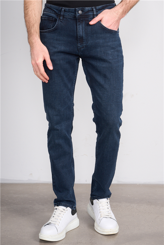 Mareteks 3300-C64-Tokyo Blue Black Zkb. Erkek Denım Pantolon