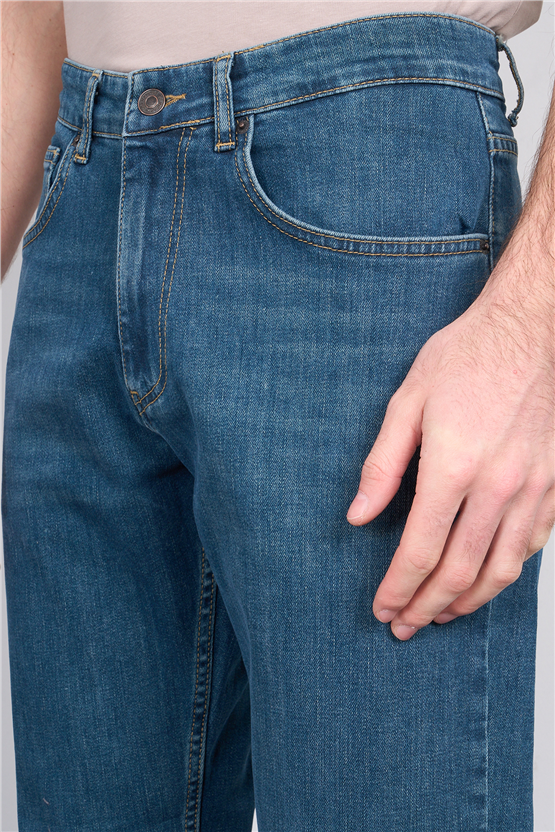 Mareteks 4400-C52-Texas Green Blue Zkb. Erkek Denım Pantolon