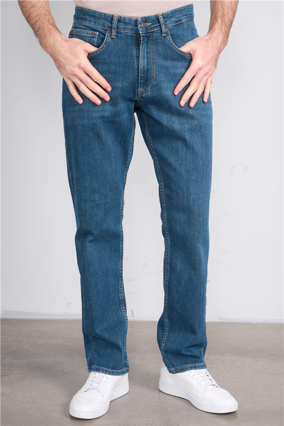Mareteks 4400-C52-Texas Green Blue Zkb. Erkek Denım Pantolon