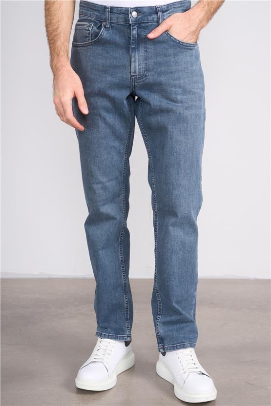Mareteks 4412-C02-Texas Hr Blue Zkb. Erkek Denım Pantolon
