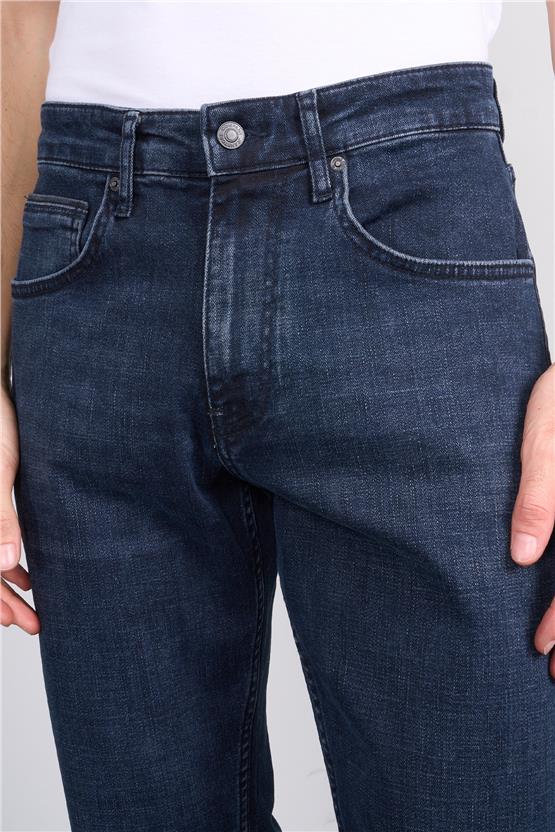 Mareteks 4412-C27-Texas Blue Black Zkb. Erkek Denım Pantolon