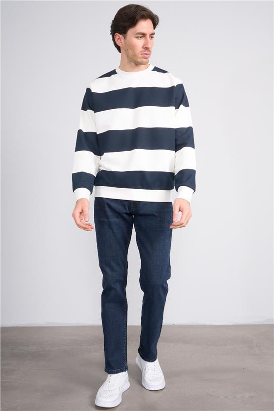 Mareteks 4412-C27-Texas Blue Black Zkb. Erkek Denım Pantolon