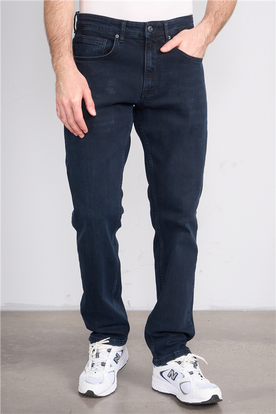 Mareteks 4412-C54-Texas Blue Black Zkb. Erkek Denım Pantolon