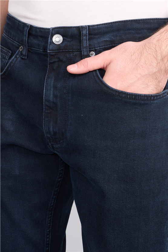 Mareteks 4412-C54-Texas Blue Black Zkb. Erkek Denım Pantolon