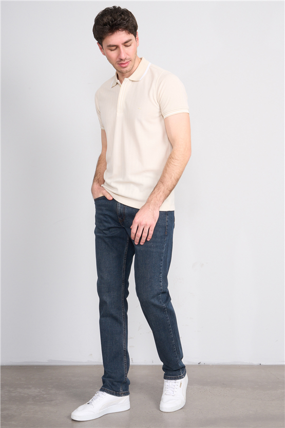 Mareteks 4412-C57-Texas Blue Brown Zkb. Erkek Denım Pantolon