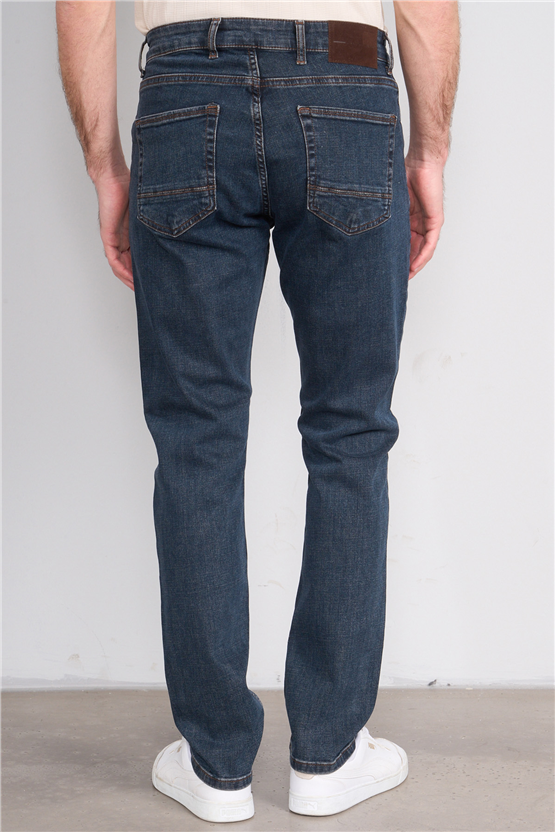 Mareteks 4412-C57-Texas Blue Brown Zkb. Erkek Denım Pantolon