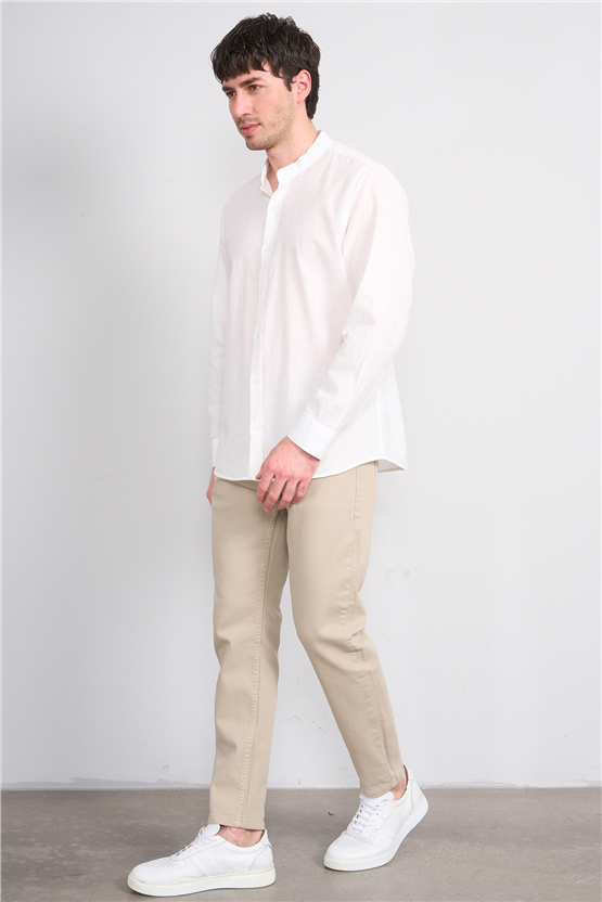 Mareteks 5900-C73-Mılano Beıge P.B. Erkek Denım Pantolon