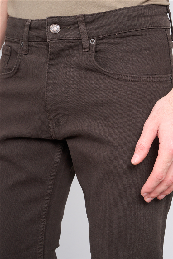 Mareteks 5900-C73-Mılano Brown P.B. Erkek Denım Pantolon