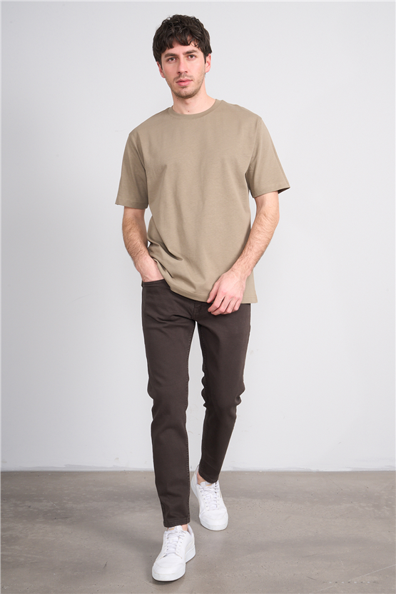Mareteks 5900-C73-Mılano Brown P.B. Erkek Denım Pantolon