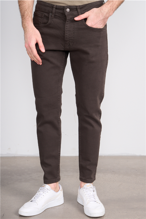 Mareteks 5900-C73-Mılano Brown P.B. Erkek Denım Pantolon