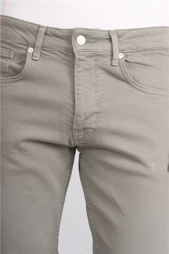 Mareteks 5900-C73-Mılano Hakı P.B. Erkek Denım Pantolon