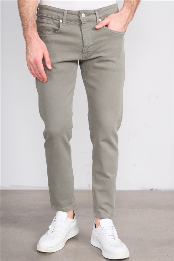 Mareteks 5900-C73-Mılano Hakı P.B. Erkek Denım Pantolon