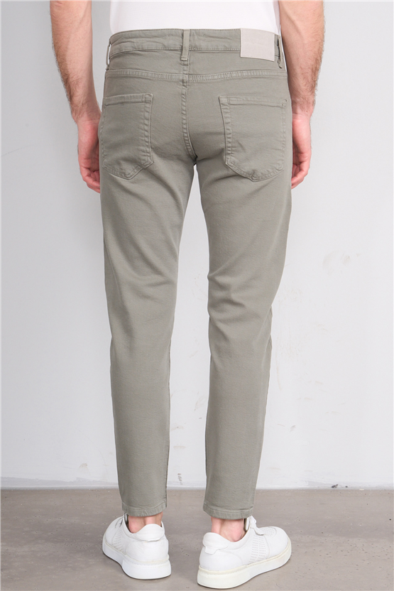 Mareteks 5900-C73-Mılano Hakı P.B. Erkek Denım Pantolon