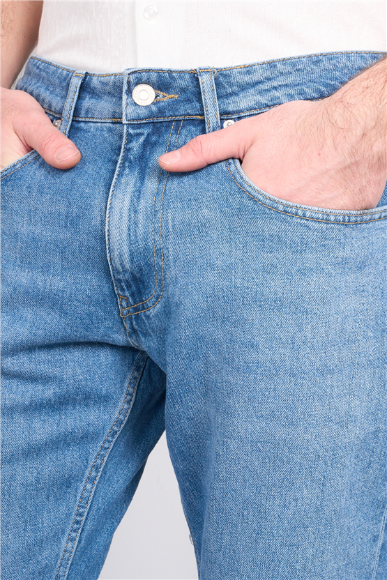 Mareteks 5901-C72-Mılano Aır Blue Zkb. Erkek Denım Pantolon