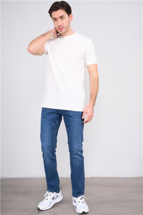 Mareteks 6609 Js Beyaz Erkek 0 Yaka Amerıkan Pıke T-Shırt